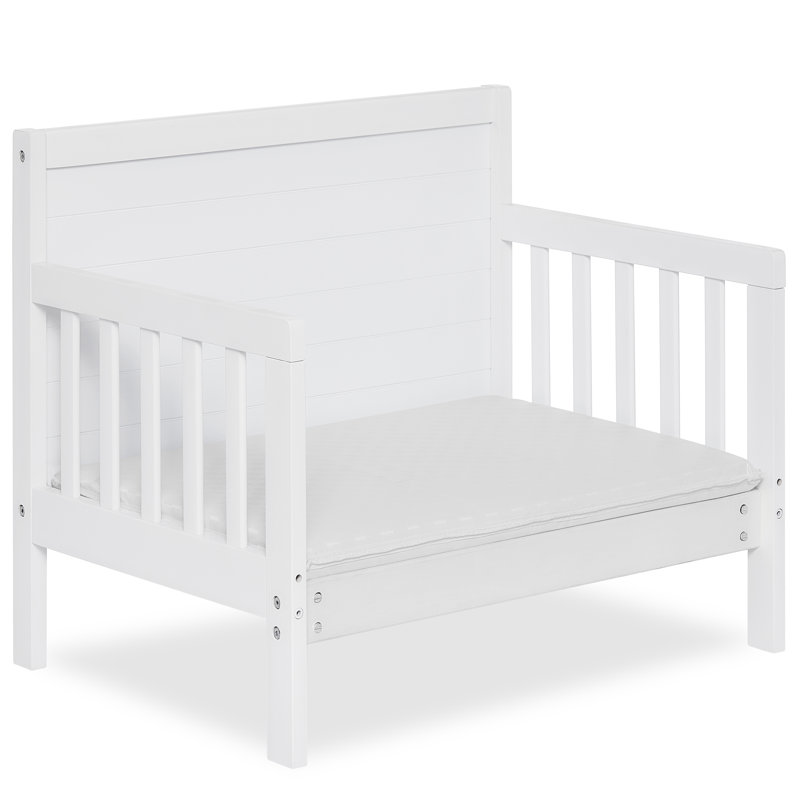 Harshman Toddler Solid Wood Standard Harriet Bee Bed Frame Color White